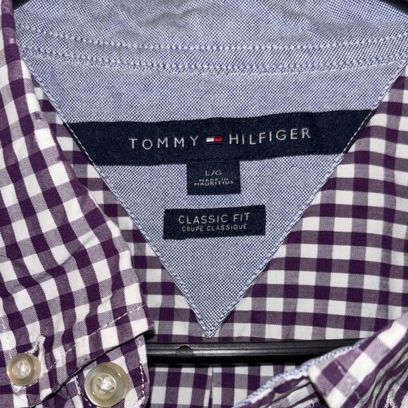 Tommy Hilfiger Black and White Checkered Casual Shirt - Picture 4 of 8